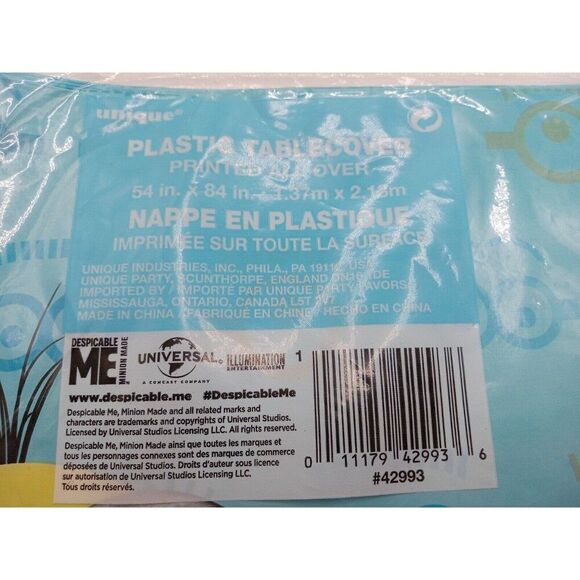 5/$25 Despicable Me Minion Made Table Cover 54”X84” Happy Birthday Party ME! - Picture 9 of 9